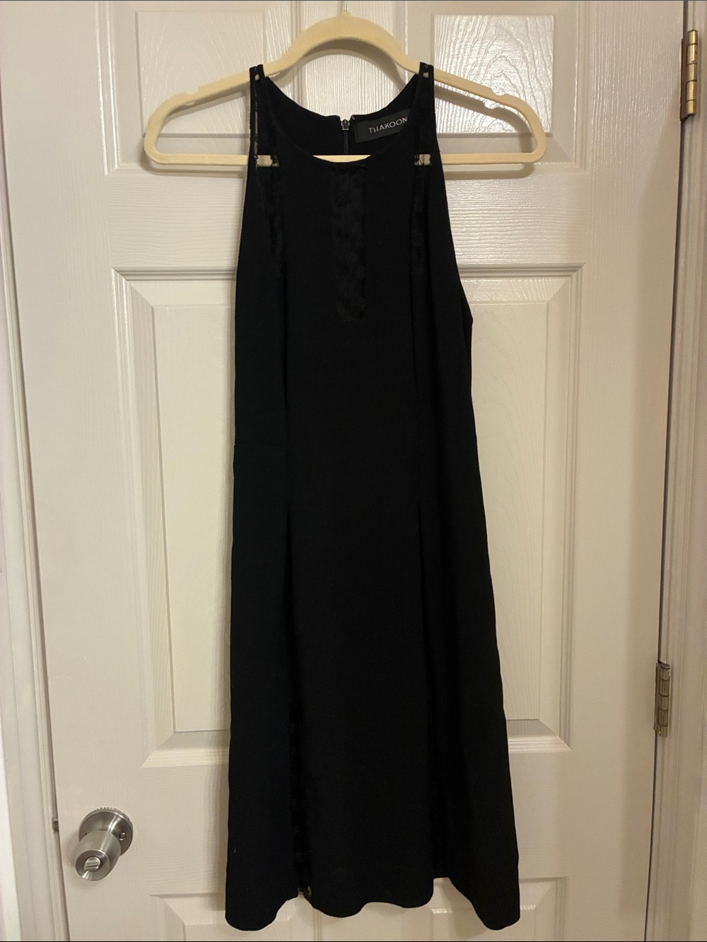 Thakoon  Black Sleeveless‎ A-Line Midi Dress